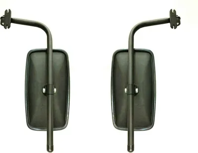Produktbild von 2x Rückspiegel Außenspiegel Traktor Bagger 285x150 mm mit Spiegelarm Spiegelhalter SET