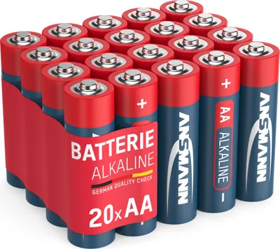 Produktbild von 20x ANSMANN Alkaline Batterie AA Mignon 1,5V - LR6 AM3 MN1500 (20 Stück)