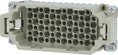 Produktbild von HARTING Han 72DD Stifteinsatz (M) Crimpanschluss, 72-polig+PE 250V, 10A - 1 Stück
