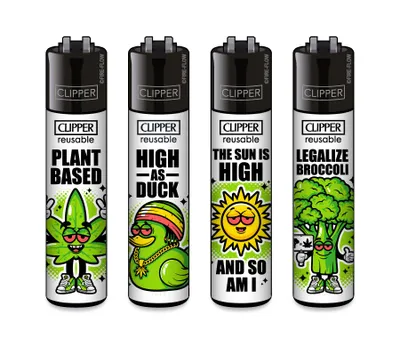 Produktbild von Clipper Feuerzeug 4er Set 420 Mix #9