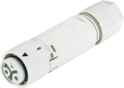 Produktbild von Wieland Electric 46.031.4554.0 Rundstecker Kupplung, gerade Gesamtpolzahl: 2 Serie (Rundsteckverbinder): RST® MINI 1St.