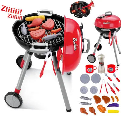 Image de Grill pour enfants Woopie avec lumières et sons + accessoires