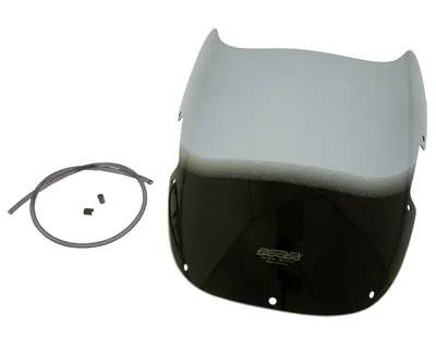 Image de Pare-brise MRA forme originale O gris fumé avec ABE pour Yamaha TZR 125