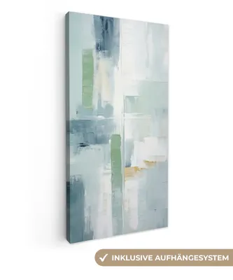 Obrázek produktu pro OneMillionCanvasses® - Obrazy na plátně - Barva - Moderní umění - Abstraktní - Šedá, nástěnná malba, nástěnné dekorace obrazy obývací pokoj, 20x40cm