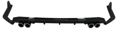 Imagen del producto de Difusor trasero para Toyota Corolla XII Berlina, modelo a partir de 2019, incluye alerones laterales.
