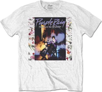 Produktbild von Prince Purple Rain Album White L T-Shirt