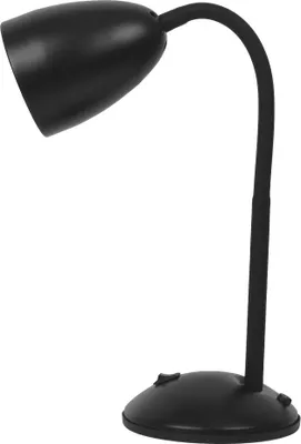 Zdjęcie produktu dla Minimalistyczna lampa biurkowa czarna elastyczne ramię przełącznik 1xE27 60W LOGIC Milagro