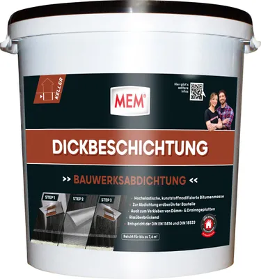 Produktbild von MEM Bitumen Dickbeschichtung 28 l