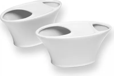 Produktbild von Erdnussbutterspender aus Porzellan - 2er-Set