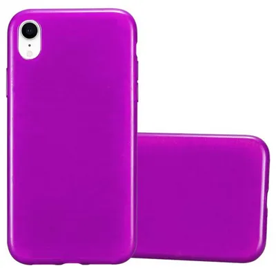 Obrázek produktu pro Cadorabo pouzdro pro Apple iPhone XR Ochranný kryt v purpurové barvě TPU Silicone Case Cover