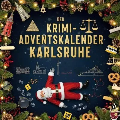 Produktbild von Der Krimi-Adventskalender Karlsruhe