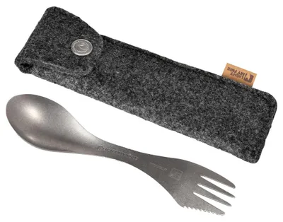 Image de Příbor LIGHT MY FIRE SPORK KIT TITANIUM IN MERINOWOOL CASE