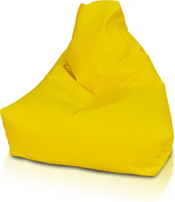 Obrázok produktu pre Ecopuf Keiko, sedací vak, sedací vak, vonkajšie kreslo, vak na sedenie, Citrónovožltá E18, M