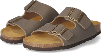 Zdjęcie produktu dla Beliana klapki damskie taupe sztuczna skóra rozmiar: 37