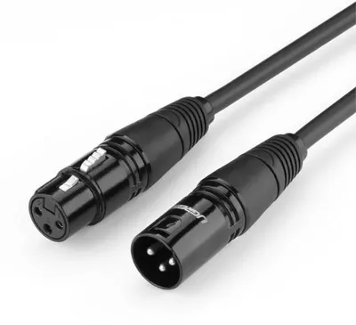 Obrázok produktu pre Ugreen 20710B, XLR, Samica, XLR, Samec, 2 m, Čierna