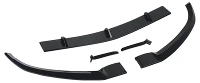 Produktbild von Frontstoßstange Splitter, Sportliches Design, Einfache Installation, Schwarz