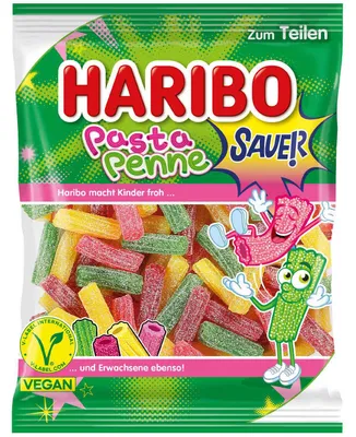 Produktbild von Haribo Pasta Penne sauer vegan 160g