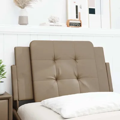 Produktbild von "2026 Promotion" Kopfteil moderne --Kissen "Zadar" Cappuccino-Braun 80 cm Kunstleder - Bettkopfteil CC22762