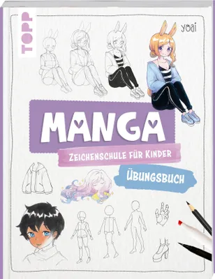 Produktbild von Manga-Zeichenschule für Kinder Übungsbuch