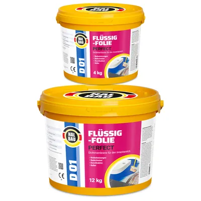 Obrázok produktu pre Vnútorná tekutá fólia 16 kg Kúpeľňa Hydroizolácia Pružná izolácia HALBAU D01