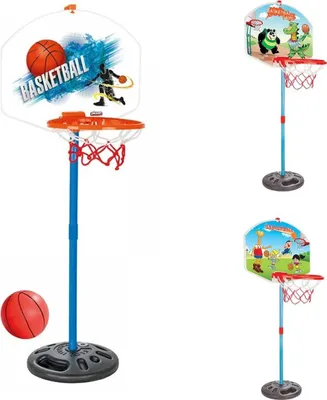 Produktbild von Pilsan 03394 Kinderbasketballkorb mit Ständer, Höhe 115 cm, ab 3 Jahre