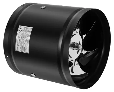 Produktbild von Abluftventilator - 150 mm Rohrventilator FD-150-2 - 600 m³/h 353 CFM - 40 W 220 V AC - Vollkupfermotor - 7 Flügel für Küche und Werkstatt