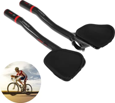 Produktbild von 31,8 mm Carbon Fiber Fahrrad TT Lenker Radfahren Aero Bars Rest Lenker Fahrrad Tri Bars