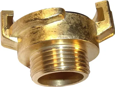 Produktbild von Messing Wasserkupplung Schnellkupplung Aussengewinde 3/4" - 19mm Klauenkupplung