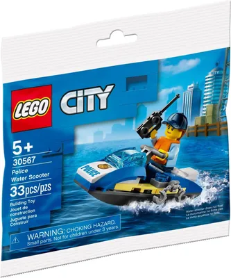 Obrázok produktu pre LEGO City Police Water Scooter, Stavebnica, 5 rok / roky, 33 kusov