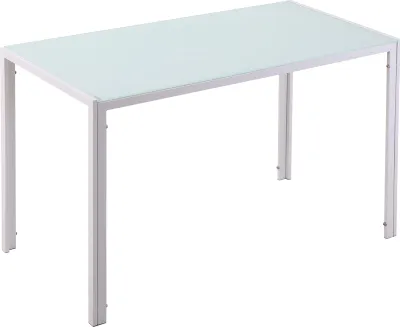 Produktbild von Esstisch Küchentisch großer Tisch, modernes Design, 120 cm x 60 cm x 75 cm, Weiß