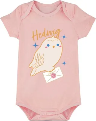 Produktbild von Harry Potter Body Unisex Hedwig rosa 50/56