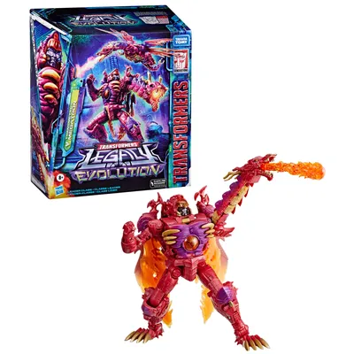 Zdjęcie produktu dla Transformers Generations Legacy Evolution Leader Class figurka akcji Transmetal II Megatron 22 cm