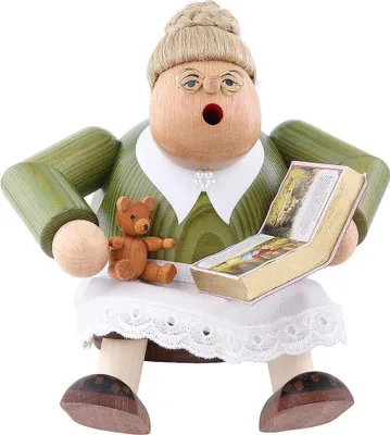 Produktbild von Märchentante - Kantenhocker (16cm) Räuchermann von KWO
