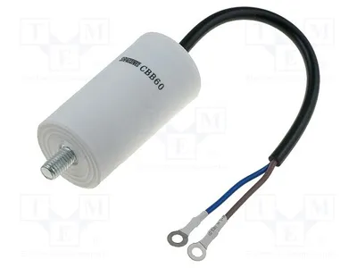 Produktbild von Kondensator: für Motoren, Betrieb; 16uF; 450V; 40x70mm; -25÷70°C CBB60G-16/450 Kondensatoren für Motoren