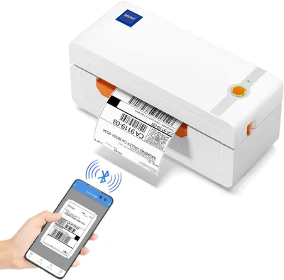 Obrázek produktu pro Bluetoothový termální štítkovač – Přenosný štítkovač pro dopravní štítky, formát 4x6 palců