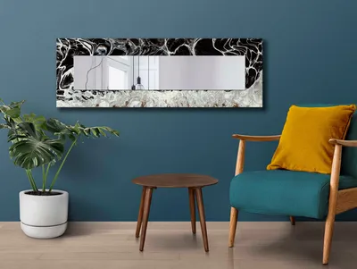 Produktbild von Wallity, 40120NISMA-013, Dekorativer Spiegel, SPIEGEL, Weiß, 20 x 100 cm