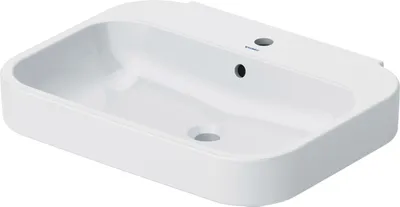 Immagine prodotto di Duravit lavabo Happy D.2 65cm avec trop-plein, avec plage de robinetterie, 1 trou pour robinetterie, 2316650000, 2316650000