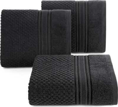 Zdjęcie produktu dla Eurofirany 463184, 70 x 140 cm, Bawełna, Czarny, 1 szt.