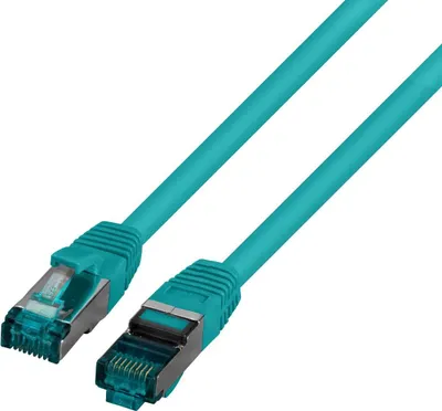 Immagine prodotto di Cavo patch RJ45 S/FTP Cat. 6A LSZH verde 0,25 m