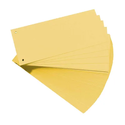 Image de Herlitz Séparateur jaune 100 pièces