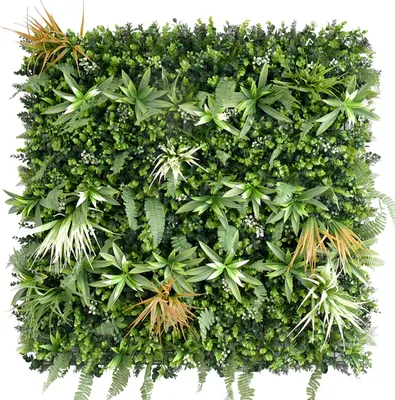 Produktbild von Primaflor Kunstpflanzen Wand ANGEL 100x100cm Blumenwand Wanddekoration Pflanzenwand Kunstblumen Paneele - Künstliche Pflanzen Wand - Erweiterbar