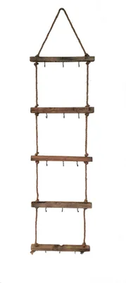 Productafbeelding van 1.05 Ophangrail met 5 niveaus / 15 haken - 120x30 cm