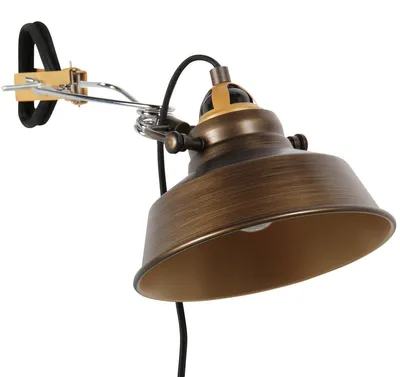 Immagine prodotto di Mexlite - lampada da parete - Nove - bronzo - plastica metallo - Ø 18cm - E27 - 1320BR