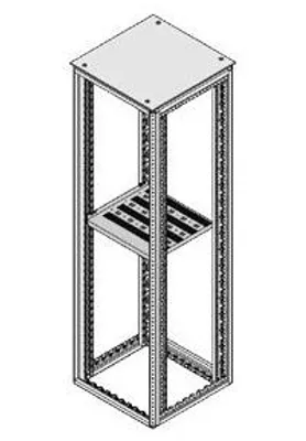 Imagen del producto de VARISTAR, estante de 48,30 cm (19 pulgadas), estático, con una capacidad de carga de 75 kg, para una profundidad de 1000 mm (referencia: 26.10.0546)