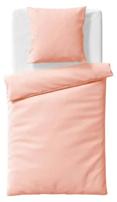Produktbild von fleuresse Uni-Bettwäsche aus Lyocell™ Lyocell Fasern Ecru 155 x 200 cm