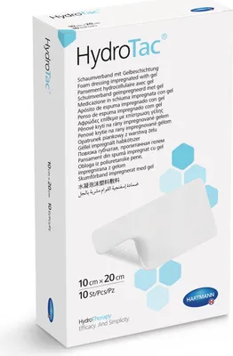 Image de Hydrotac pansement mousse 10x20 cm stérile 10 pces
