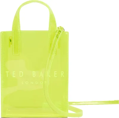 Produktbild von Ted Baker Handtasche Umhängetasche Sheacon Transparent Nano Icon Bag Brt - Yellow neongelb