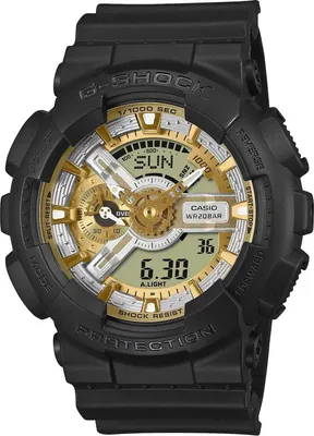 Produktbild von CASIO G-SHOCK Herrenuhr, schwarz, Casio-GA-110CD-1A9ER