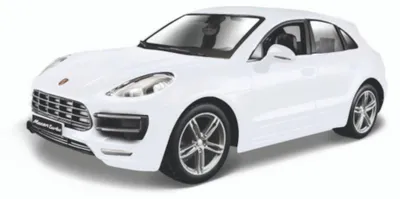 Produktbild von Bburago 18-21077 - Modellauto - Porsche Macan (weiß, Maßstab 1:24) Modell Auto
