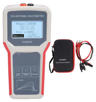 Obrázok produktu pre Tester solárnych panelov, 5–800 W, 12–60 V, 0–35 A, LCD displej, MPPT, fotovoltaický multimeter pre systémy